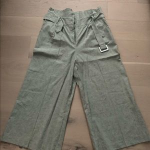 Ny&c sage green linen pants size 18 with tags